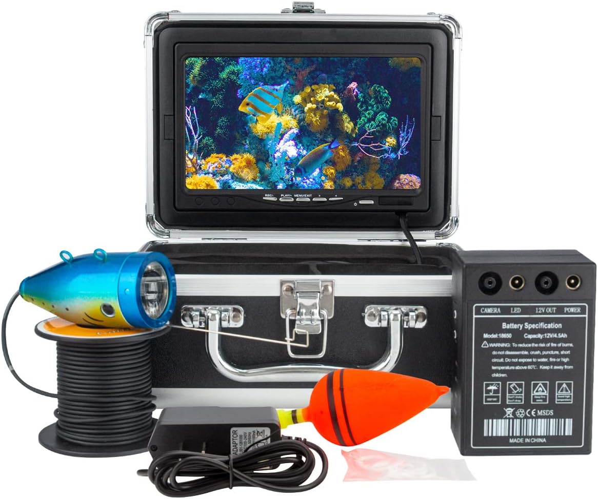 Waterproof 1080P Underwater Fishing Camera with 7 Inches LCD Monitor M20824