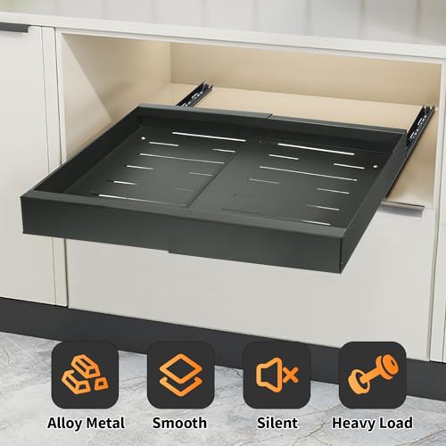 Gray Expandable Heavy Duty Slide Out Drawers B829761