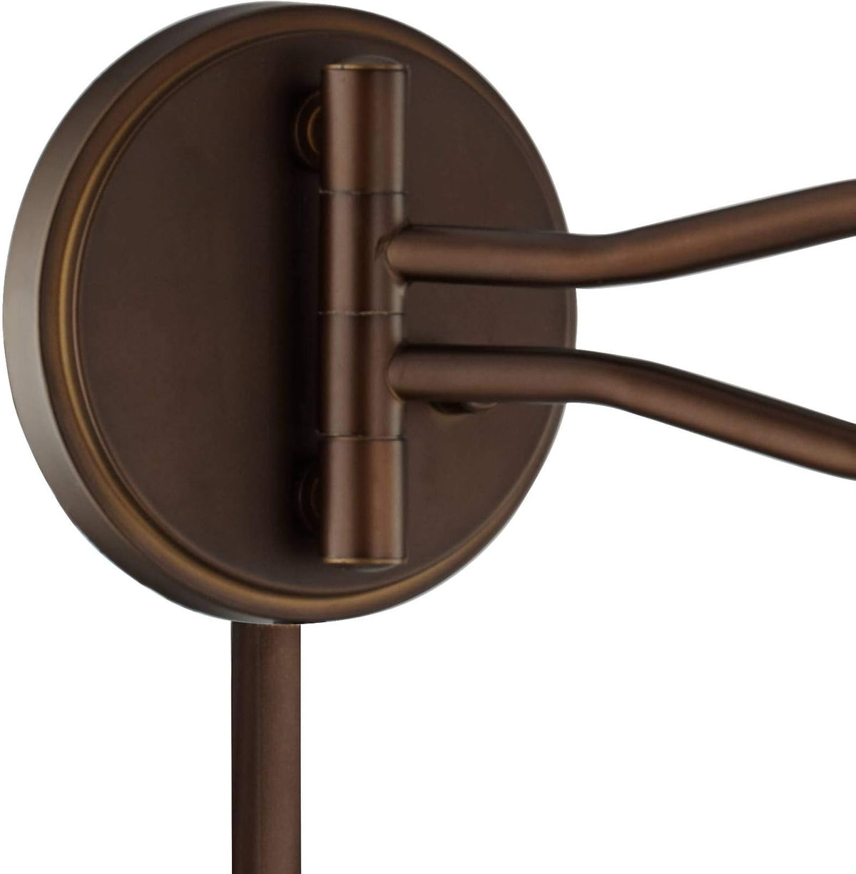 Bronze Swing Arm Wall Lamp with Mica Shade A403085