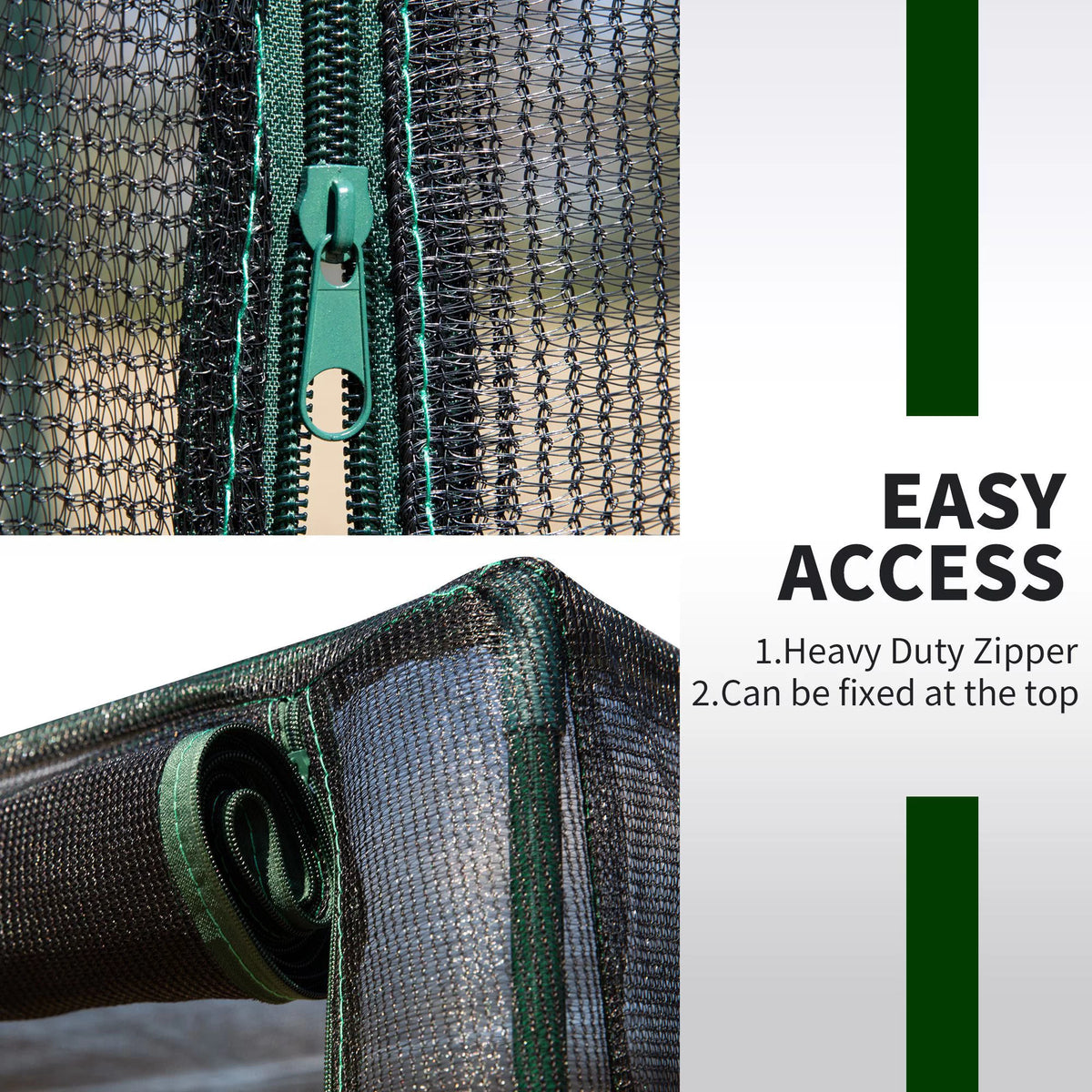 Outdoor Walk-in Crop Cage with HDPE Cover G6872