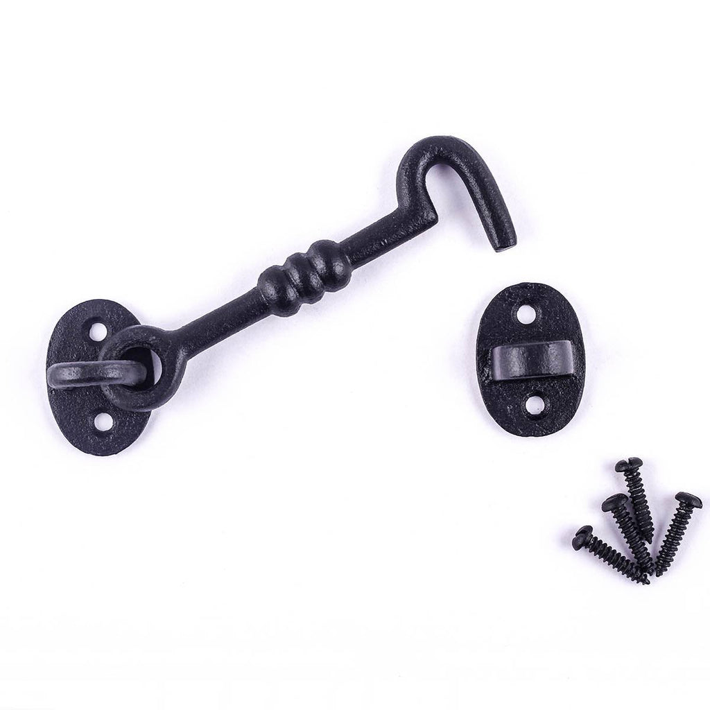 10 Cabin Hook Eye Door Latch Iron N558633