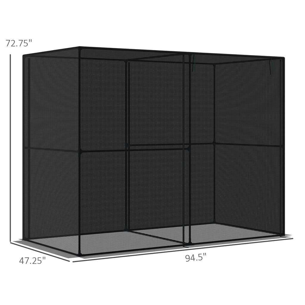 Outdoor Walk-in Crop Cage with HDPE Cover G6872