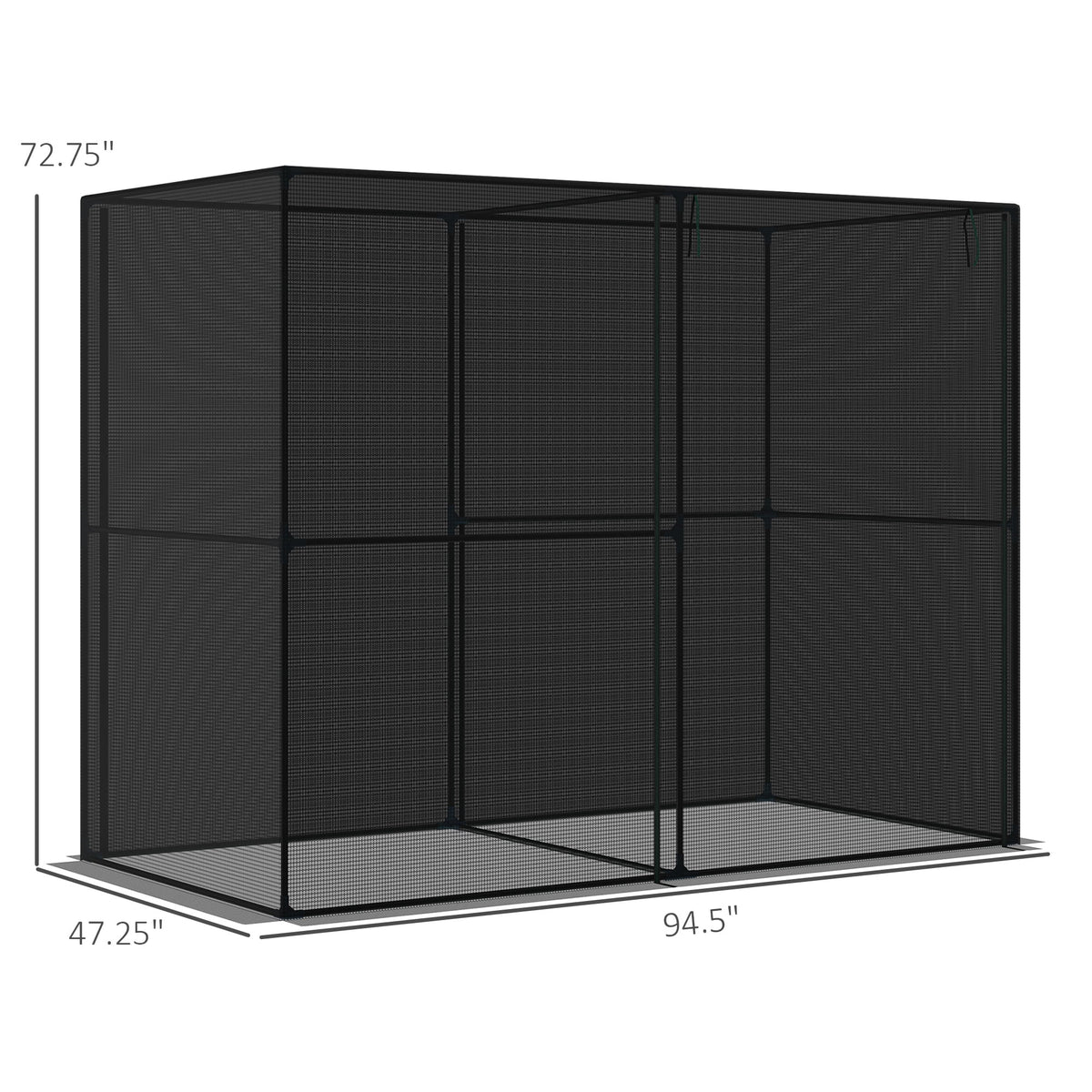 Outdoor Walk-in Crop Cage with HDPE Cover G6872