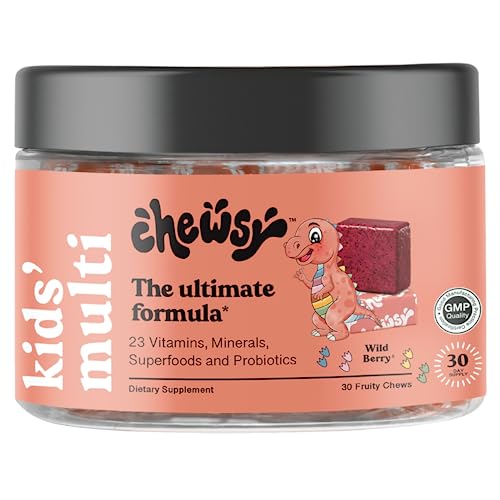 Wild Berry Chewable Kids Multivitamin with Probiotics 30-Day Supply W392436