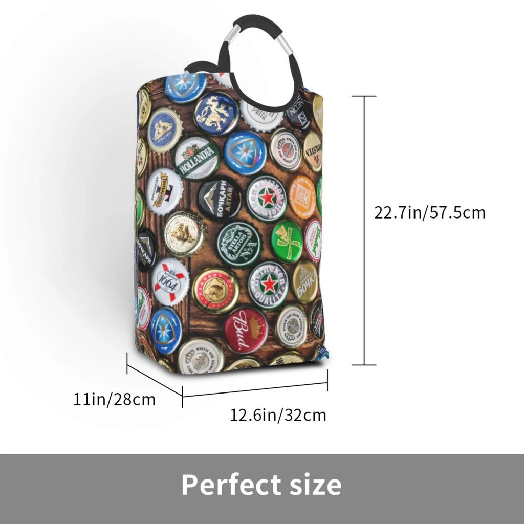 Large Canvas Fabric Laundry Hamper I420