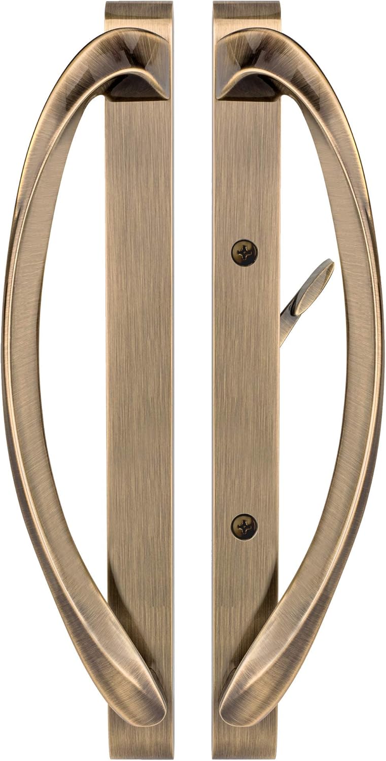 Contemporary Sliding Door Handle Set Tuscan Bronze Pack of 2 A9562