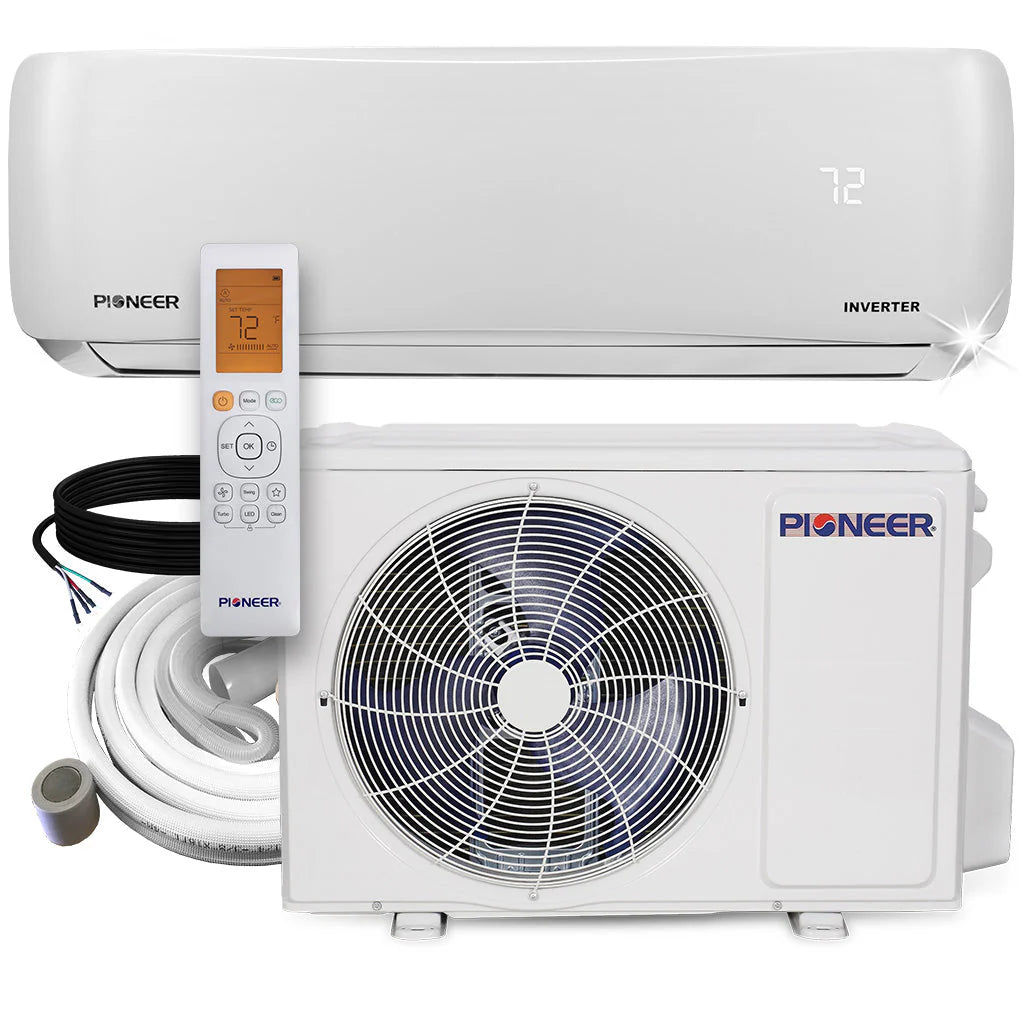 12,000 BTU 20 SEER 115V Ductless Mini-Split Inverter Air Conditioner Heat Pump System Y48101