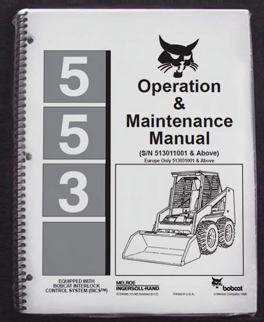 Skid Steer Operation & Maintenance Manual C689238