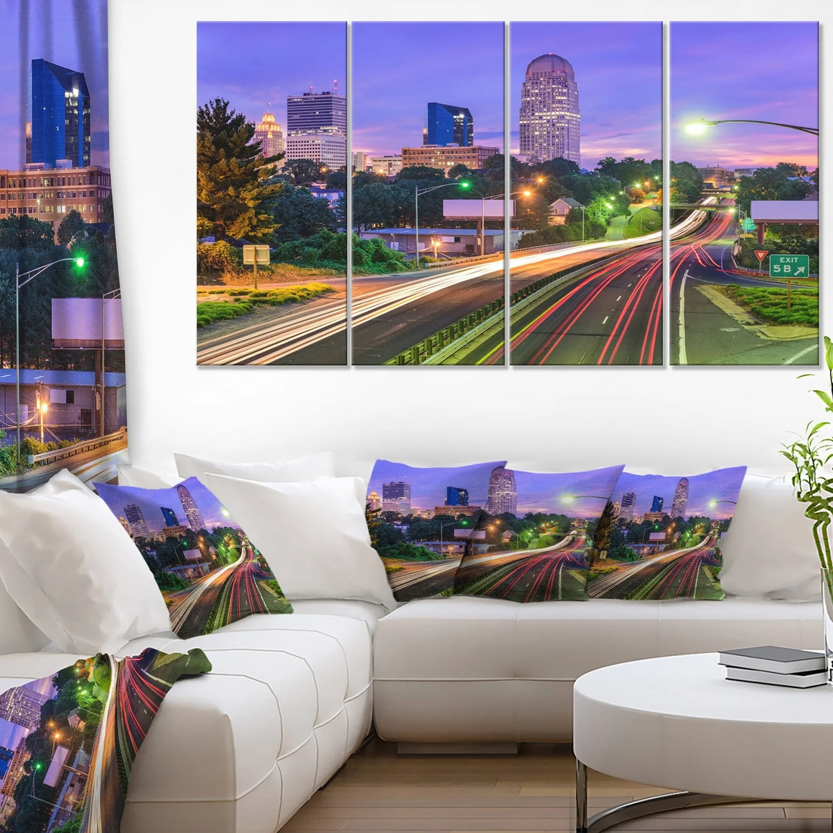 Multi-color 60 in. wide x 32 in. high Canvas Print B58357