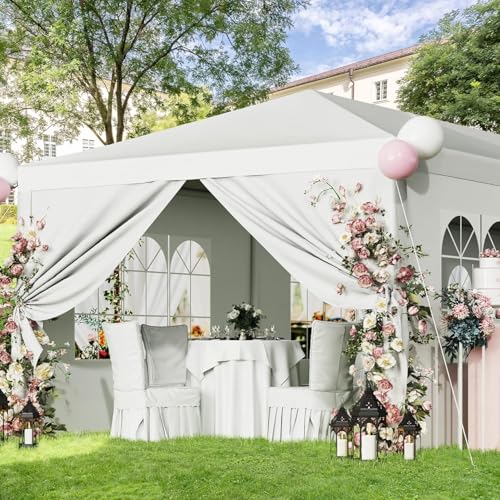 10'x30' Waterproof Party Tent with Removable Sidewalls & 2 Doors W803