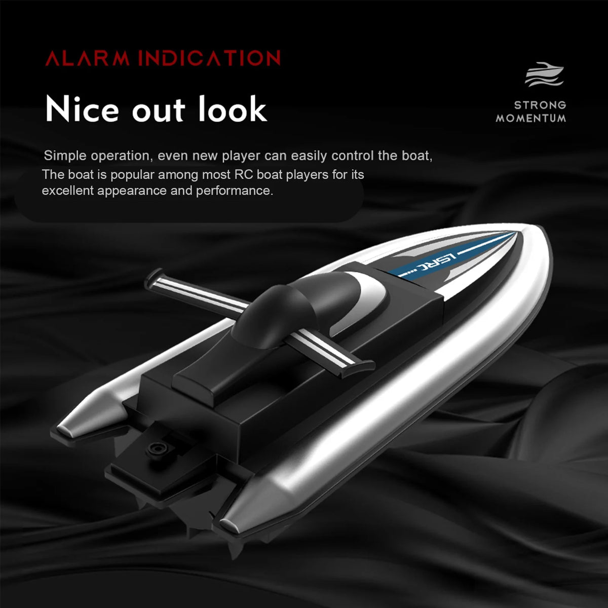 RC Boat Remote Control Boat 2.4GHz Waterproof C861669