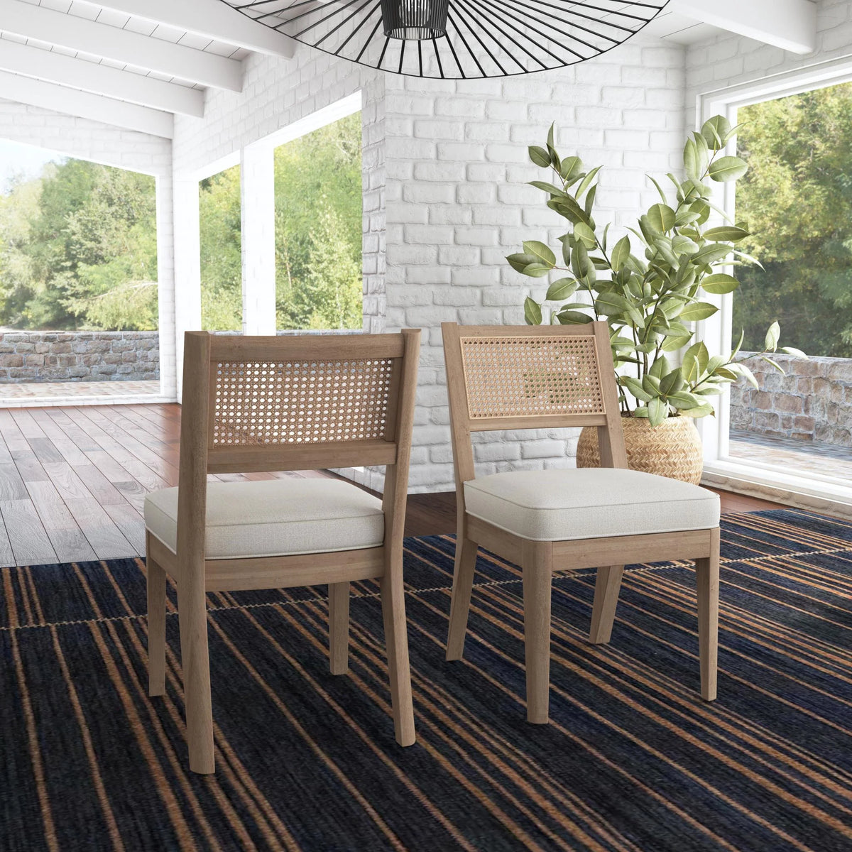 Brown Wood Dining Chair M670