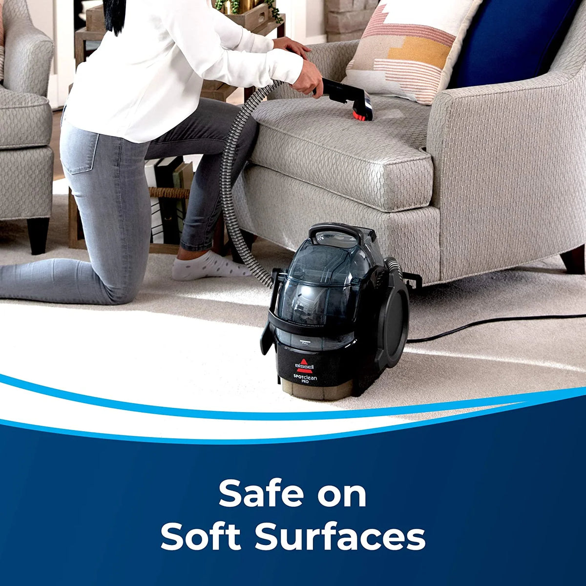 Black Portable Carpet Cleaner S525963
