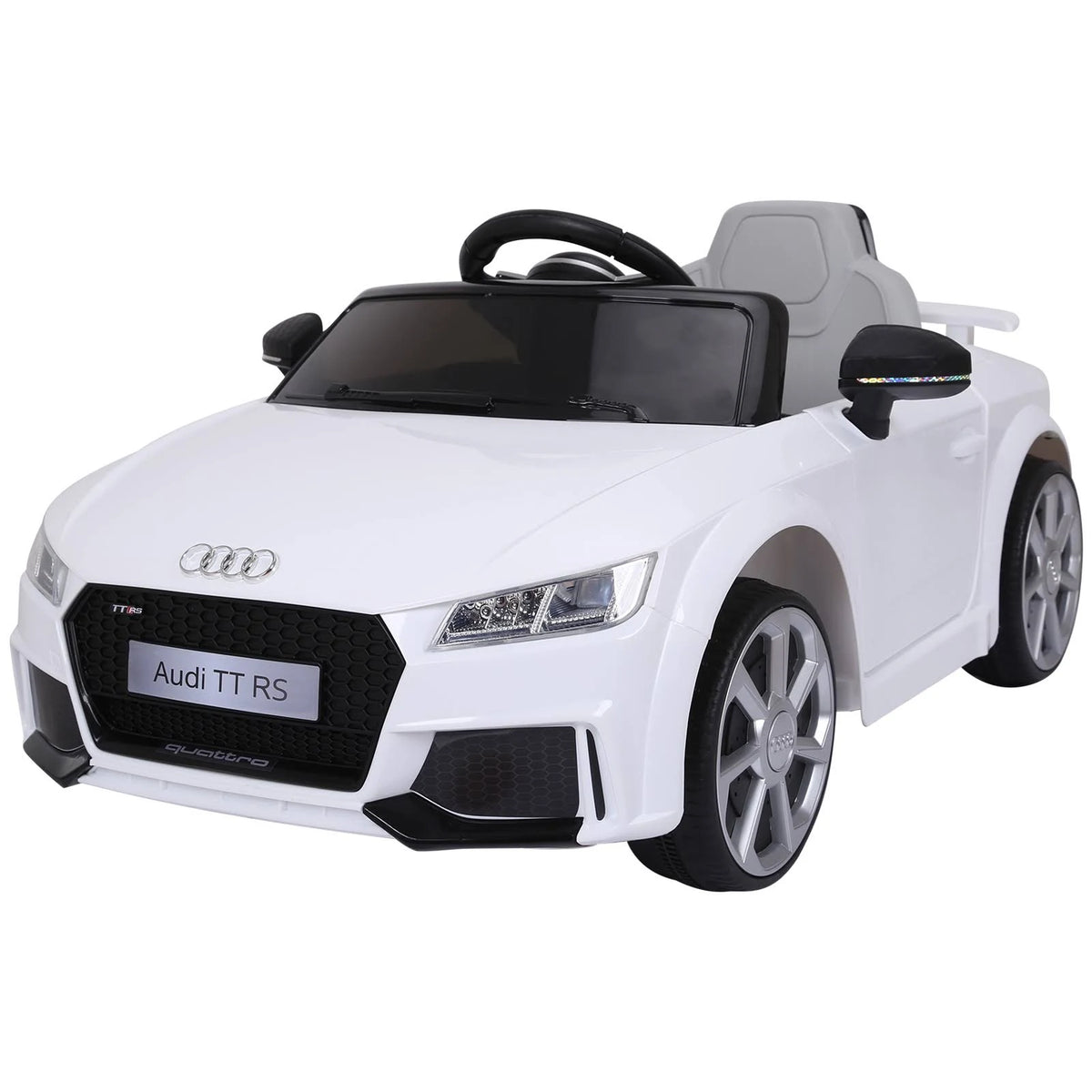 White 6V Electric Ride On Toy Car with Remote Control P509