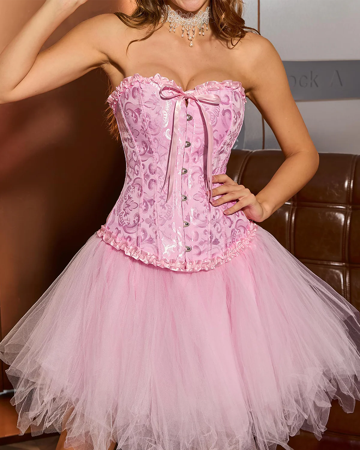Corset Tops Lace Waist Shapewear K5817