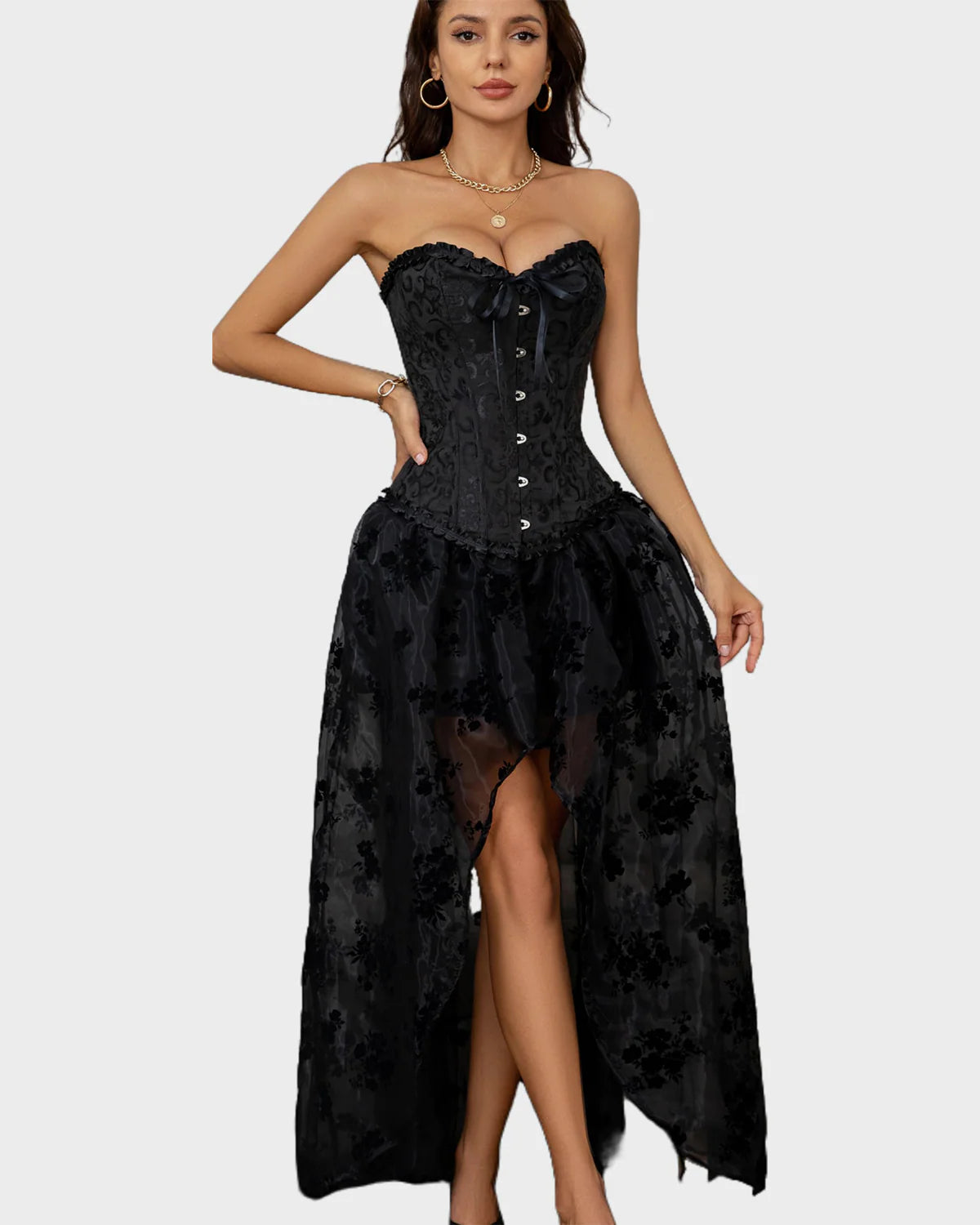 Corset Tops Lace Waist Shapewear K5817