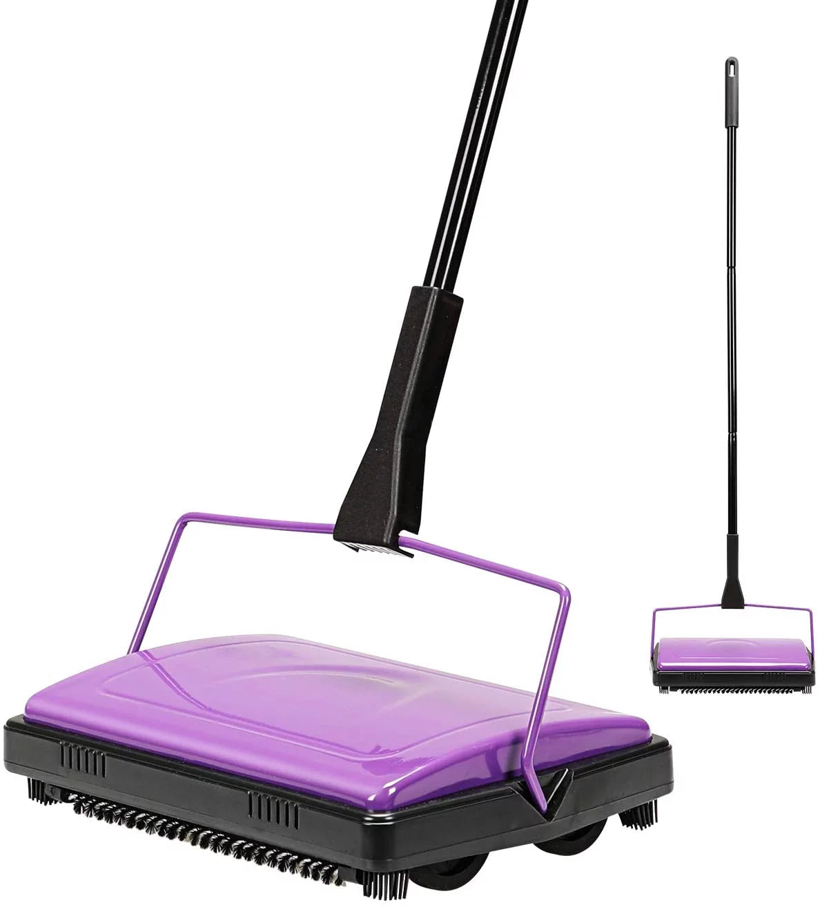 Carpet Sweeper Cleaner with Brush Purple D300564