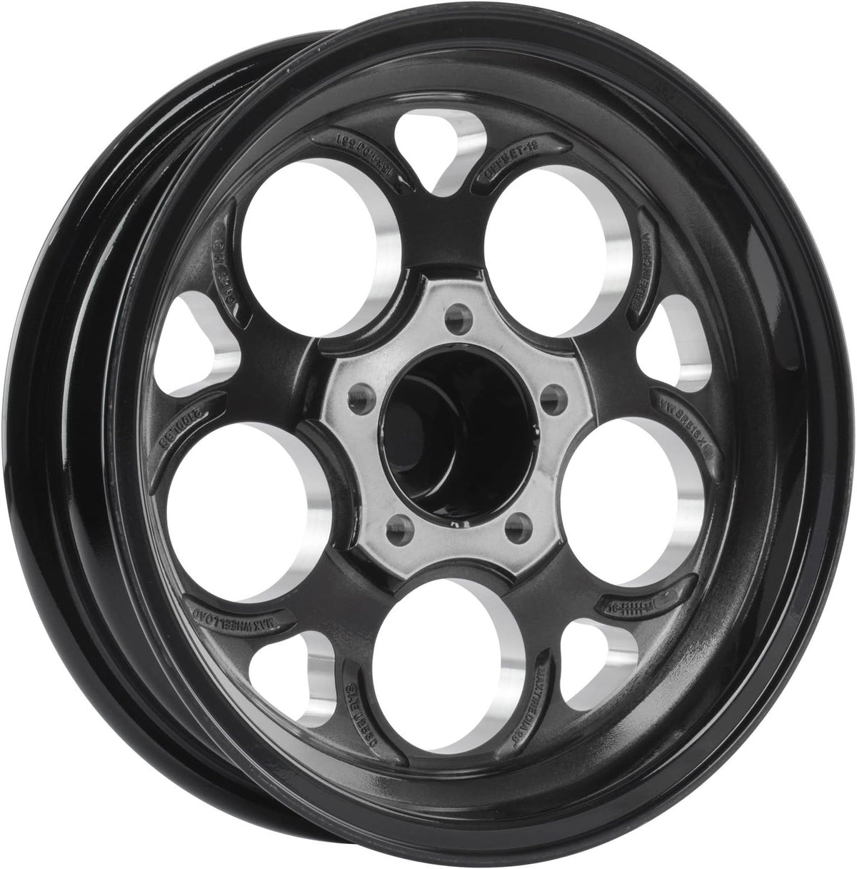 15” x 4” Gloss Black Wheel I374