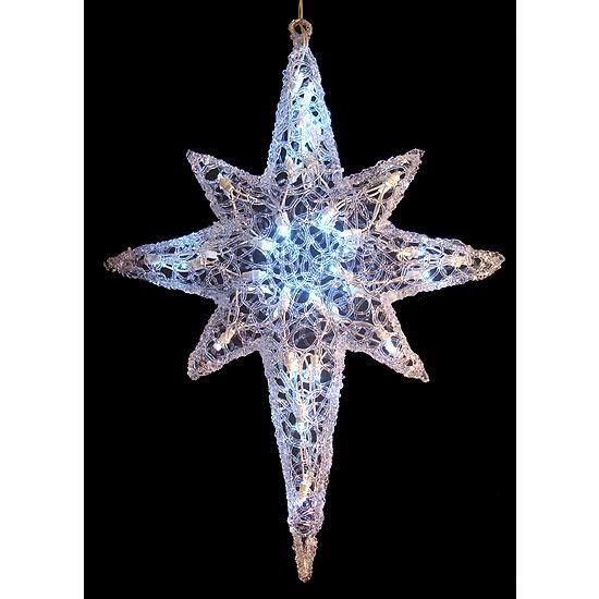 LED Lighted Color Changing Hanging Star Christmas Decoration A230803