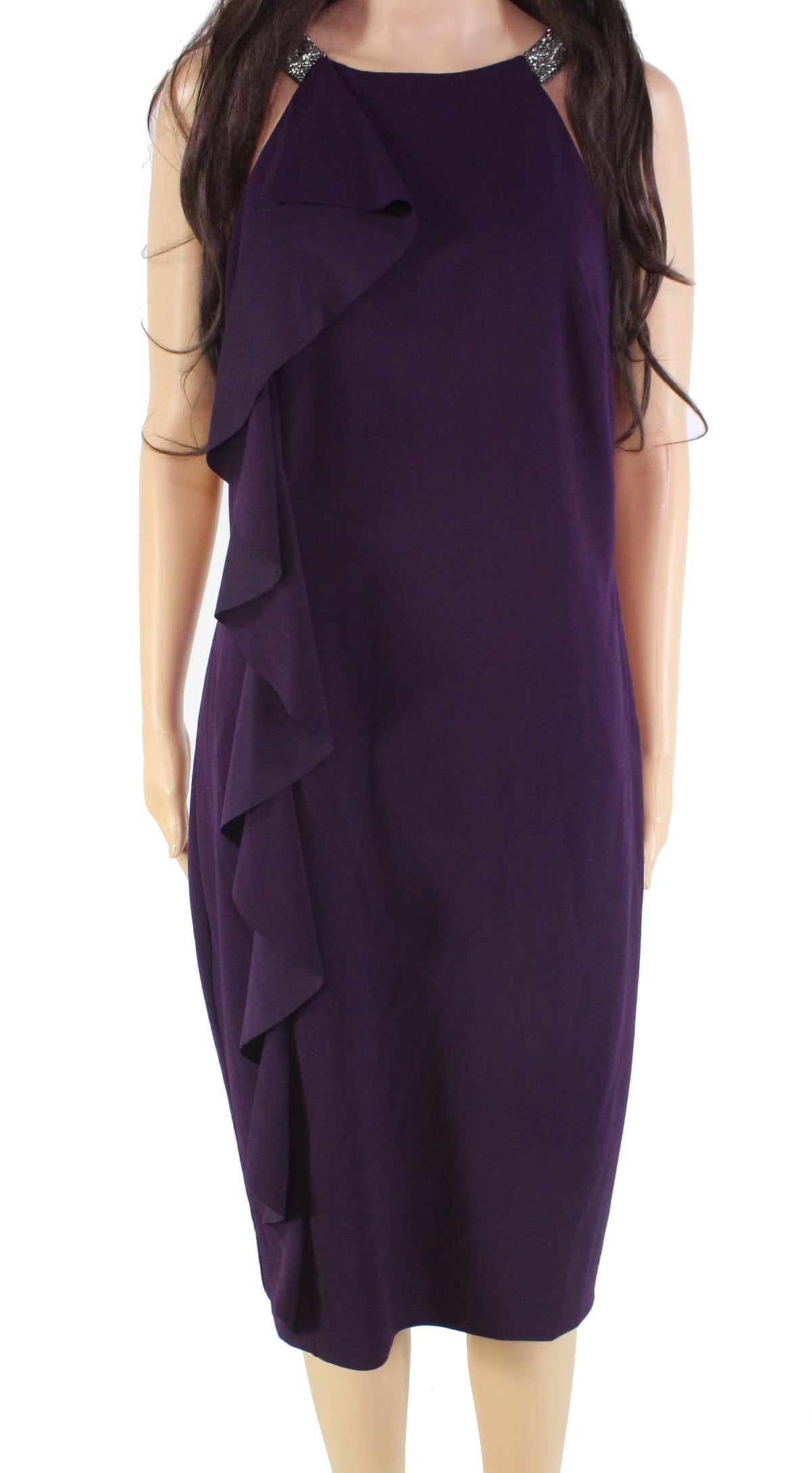 Beaded Shift Dress A9499