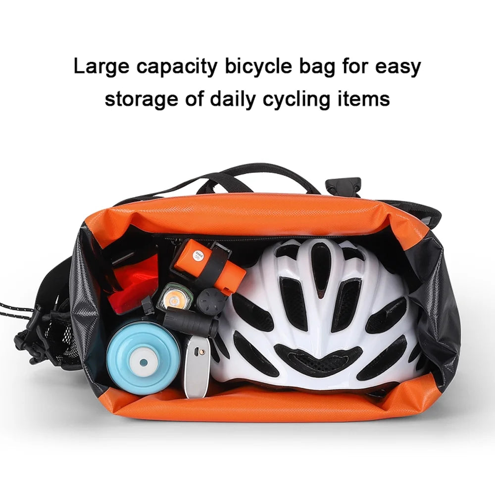 Expandable Bike Rear Seats Bag, Waterproof Cycling Trunk Bag Y2003