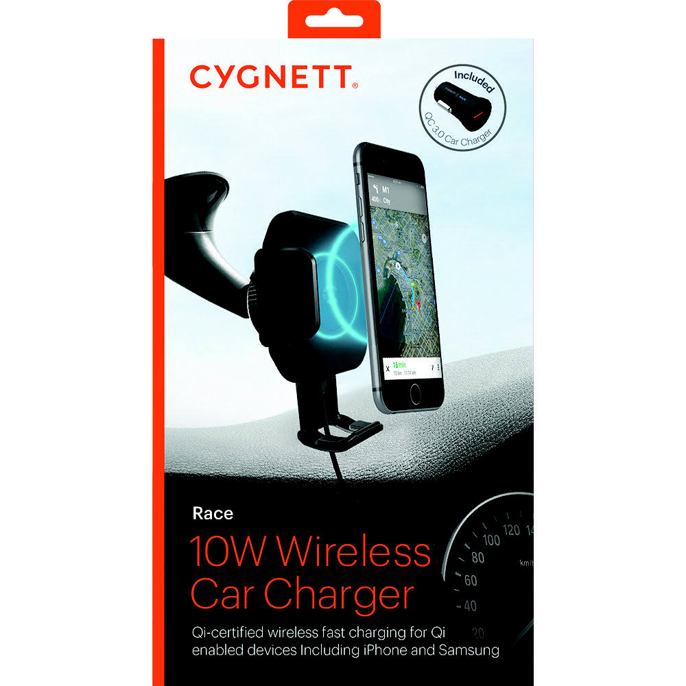 Wireless Smartphone Car Charger with Windshield Mount X175067