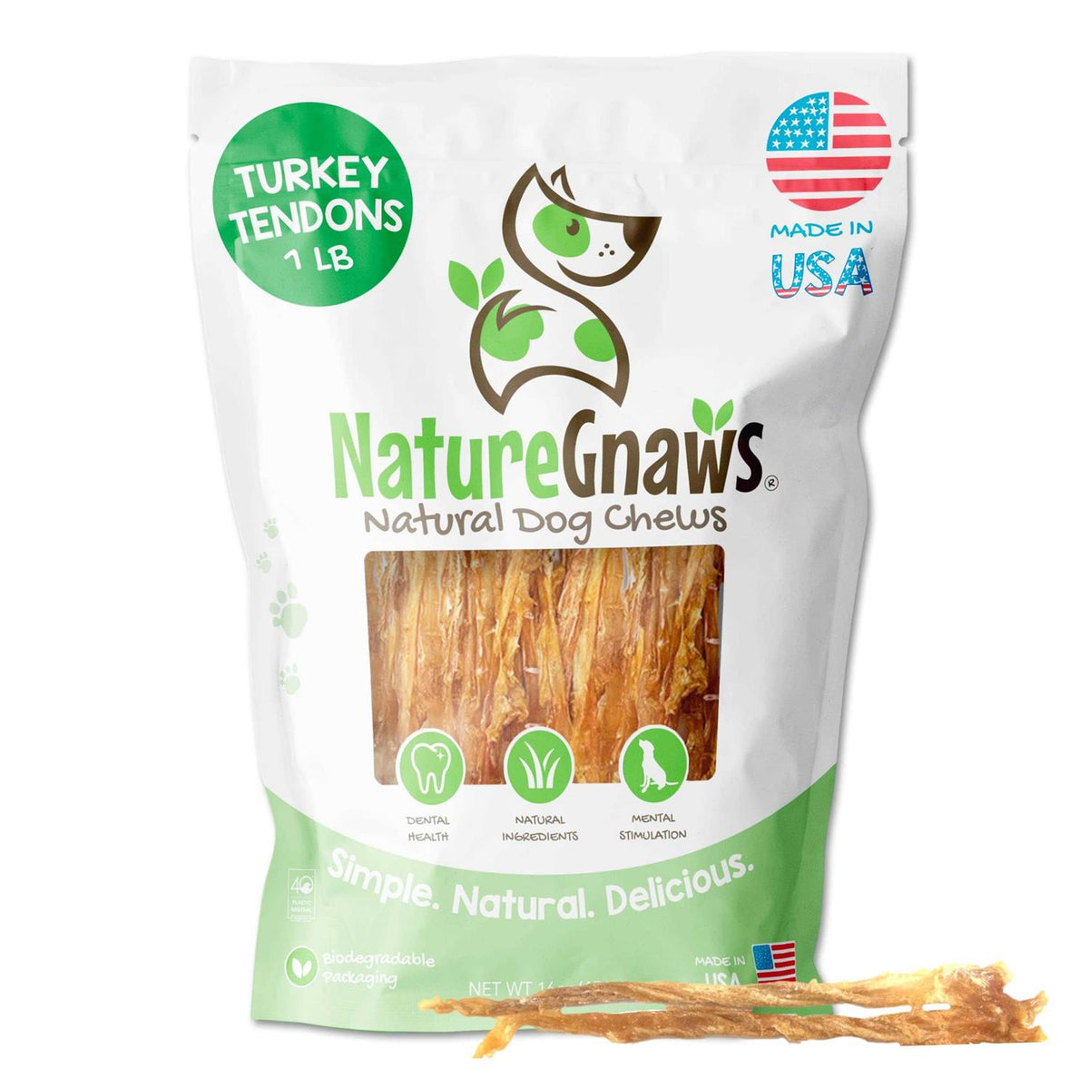 Turkey Tendons Dog Chew Treats W11121