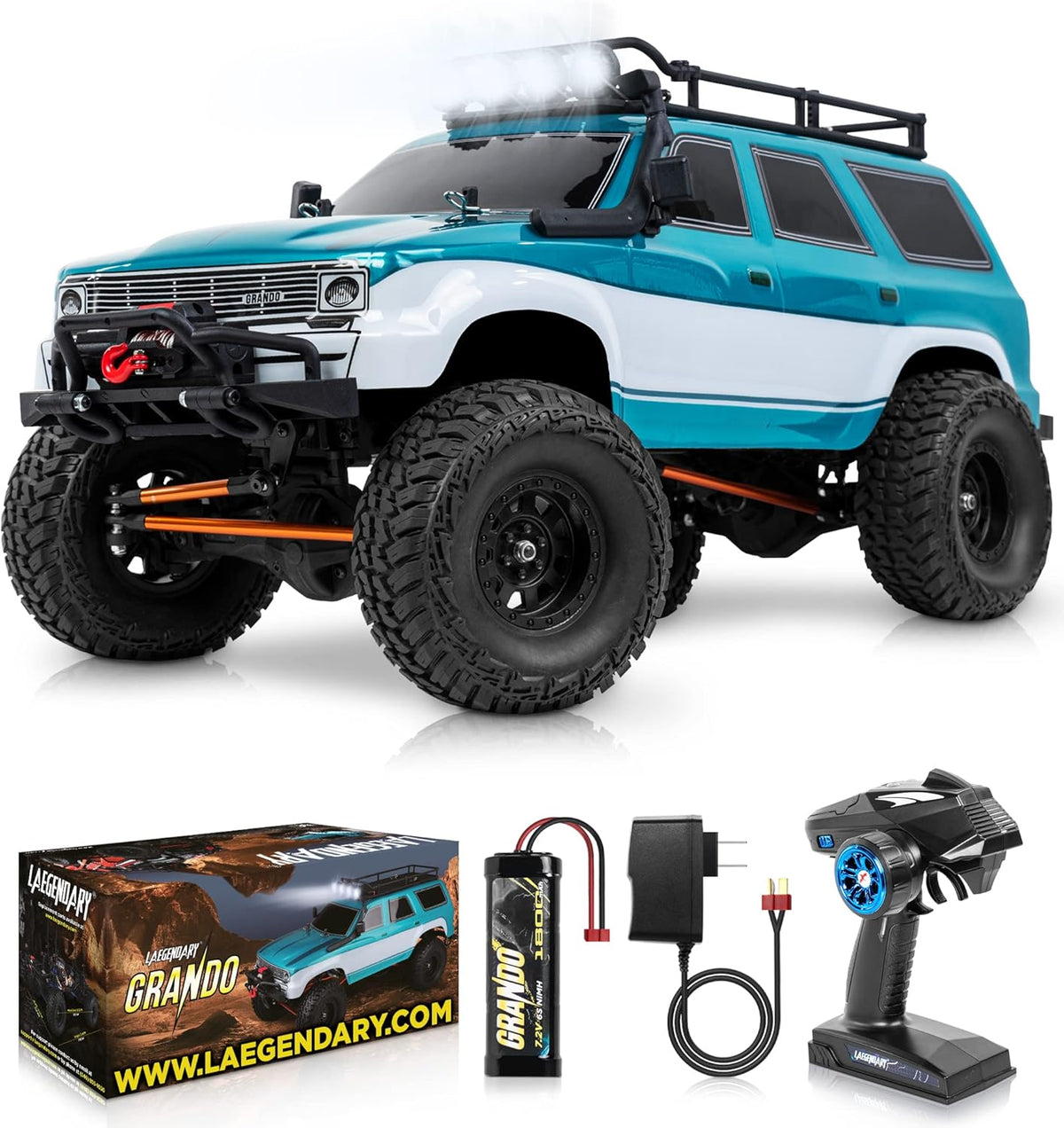 Blue 4x4 Offroad Remote Control Truck W861535