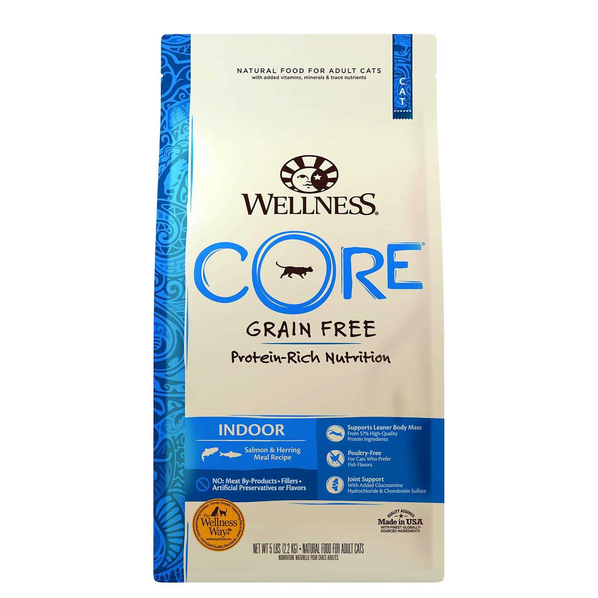 Grain-Free Indoor Salmon & Herring Meal Dry Cat Food Y3663