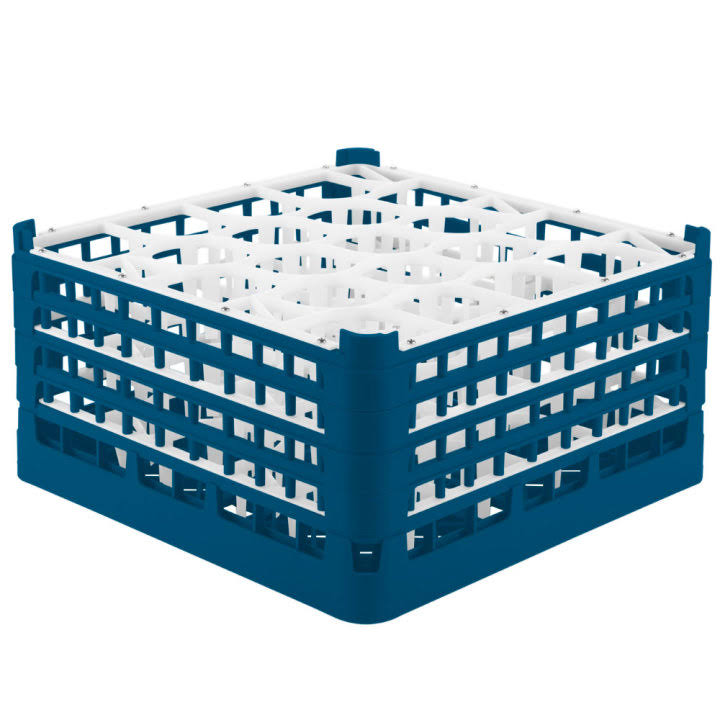 Royal Blue 20 Compartment Polypropylene Rack R1606