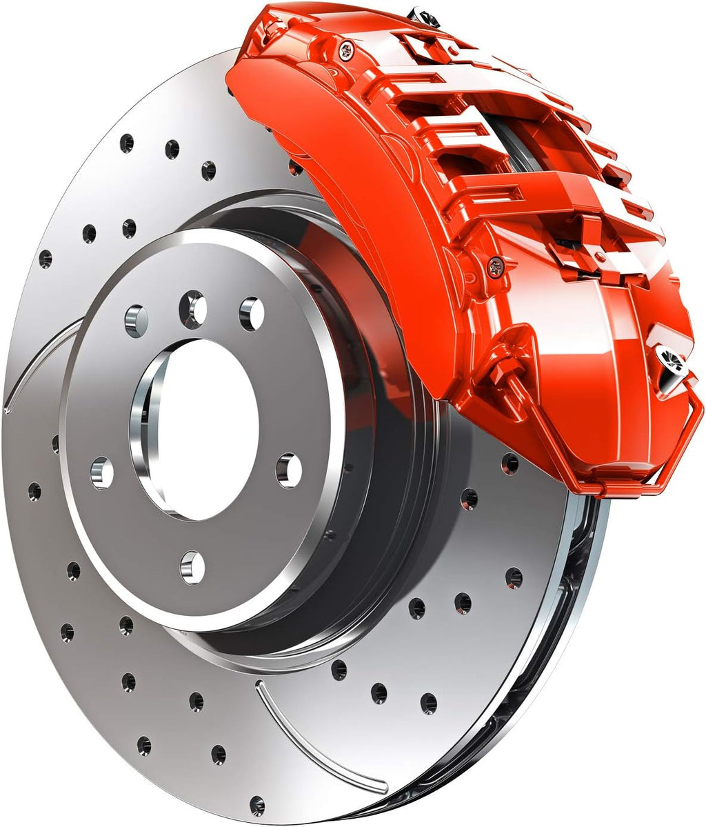 Red High Gloss Brake Caliper Paint System Set E1460