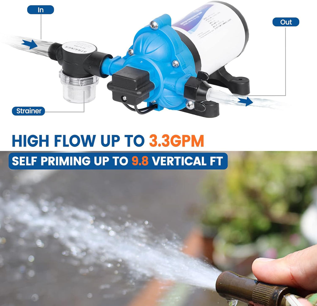 Water Diaphragm Pump with Power Plug I902615