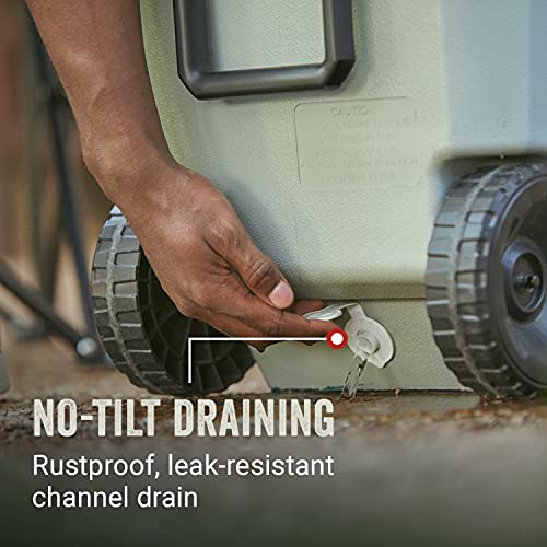 Insulated Rolling Cooler with Wheels, 100-Quart N882922