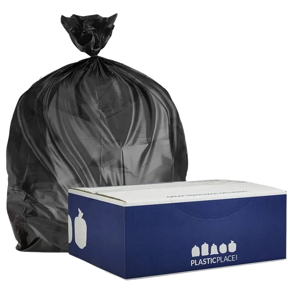 Black High Density Trash Bags, Case of 250 R774