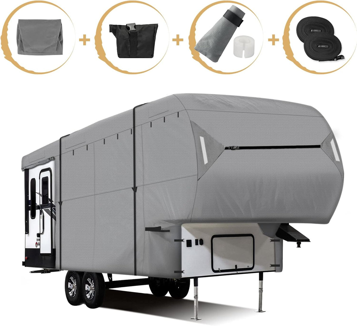 5th Wheel RV Cover Fits 26'-29' Motorhome Camper M7651