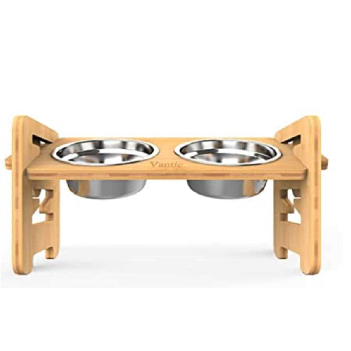 Adjustable Elevated Dog Bowls with Stand W986368