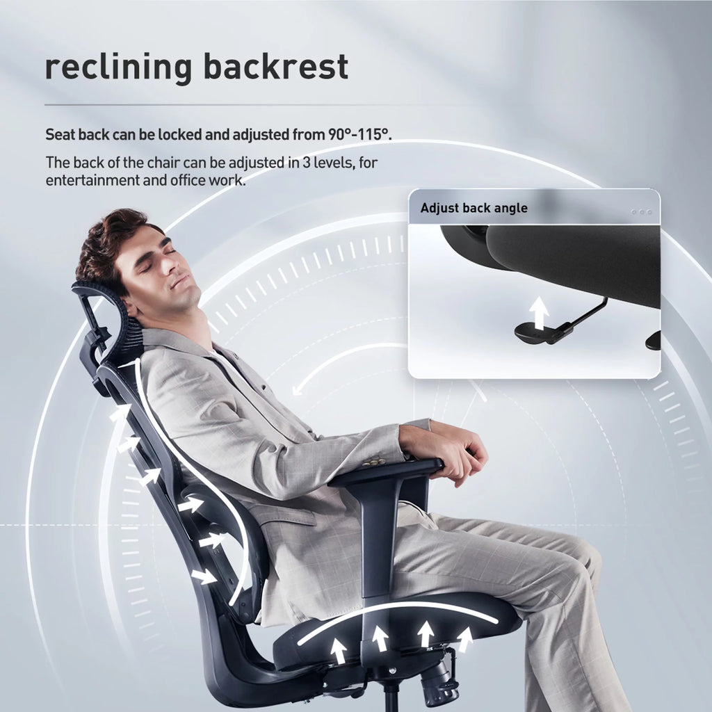 Black Ergonomic Mesh Office Chair X211