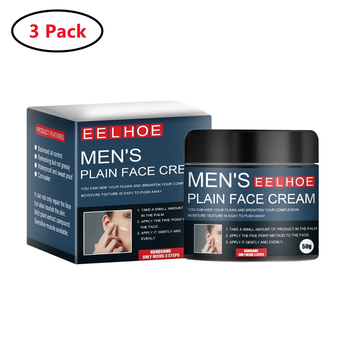 3 Pack Mens Liquid Foundation C353