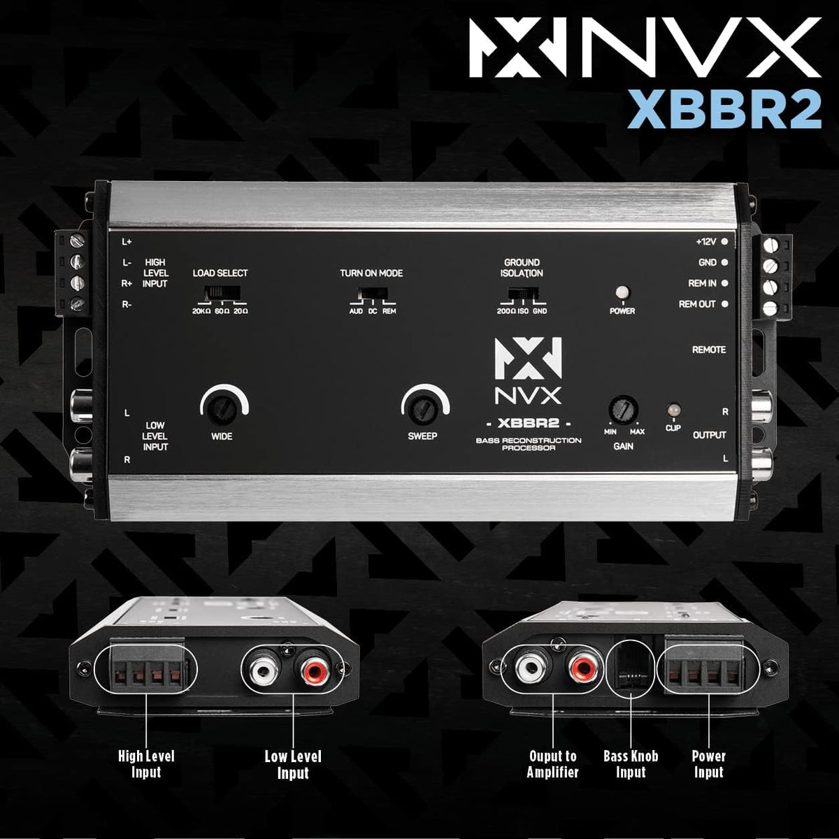2-Channel Bass Restoration Processor and Line Output Converter D669378