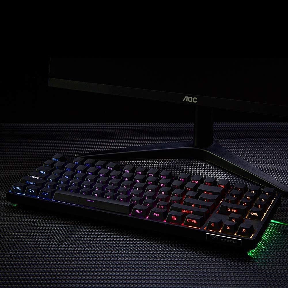 89 Keys Mechanical Gaming Keyboard with Cherry MX Blue Switch C44957