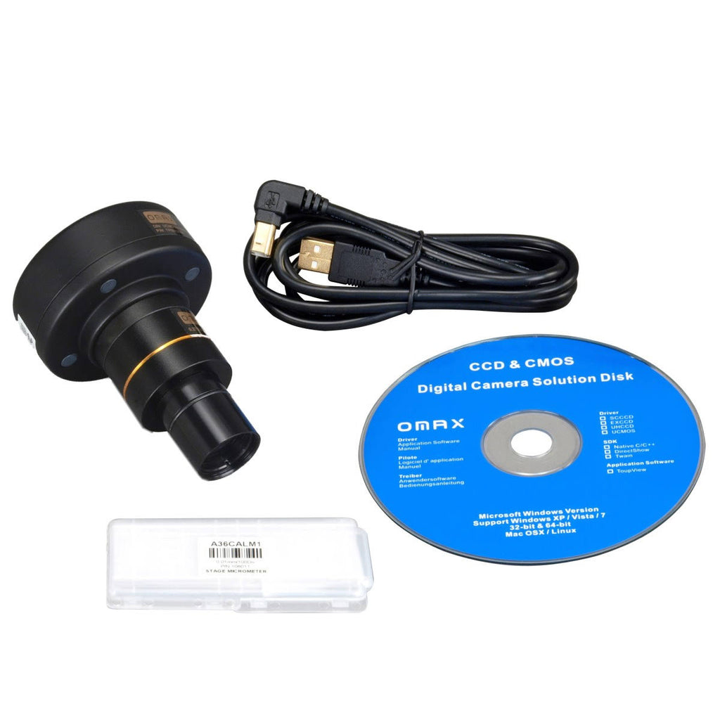 Trinocular Compound LED Microscope with 5MP Digital Camera W3042