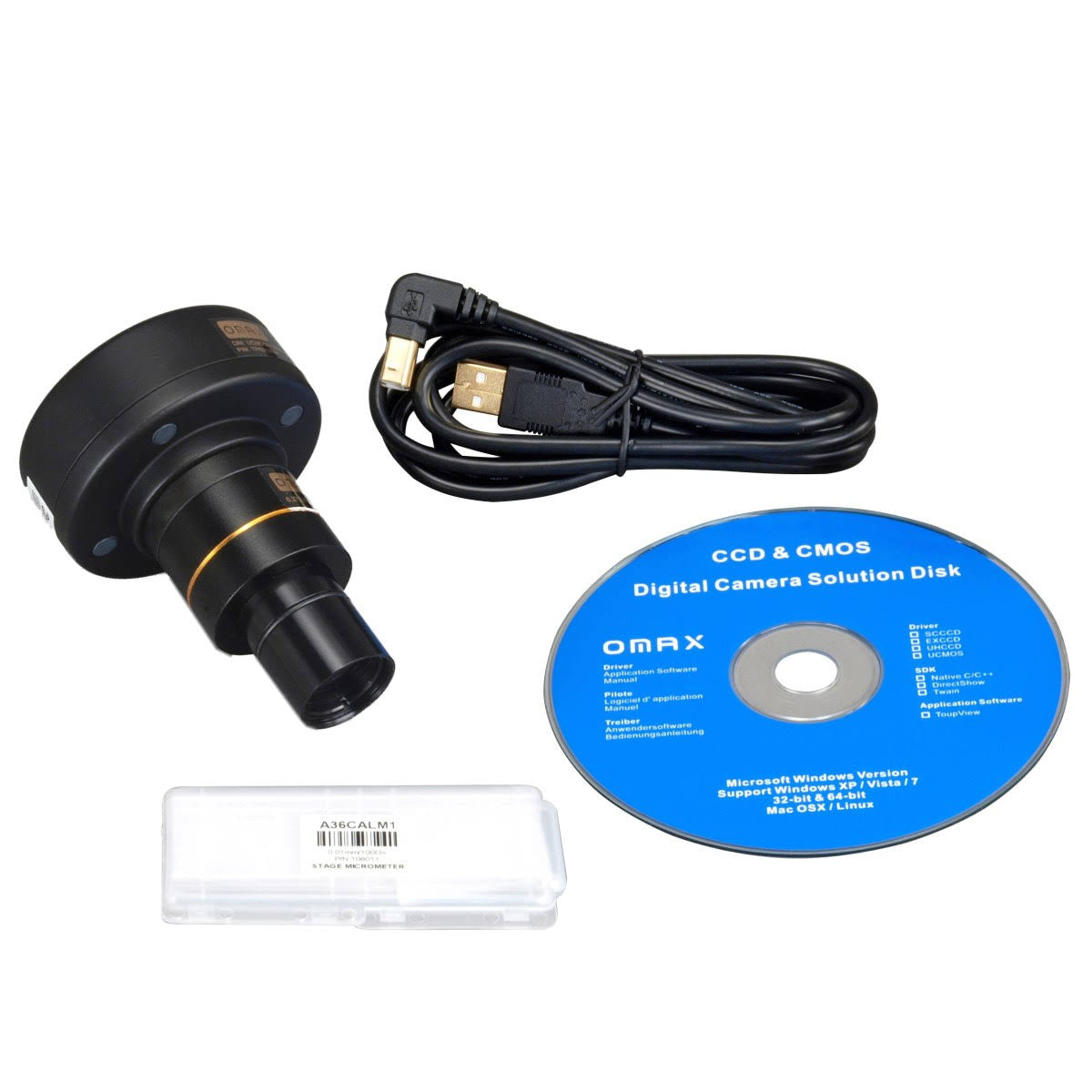 Trinocular Compound LED Microscope with 5MP Digital Camera W3042