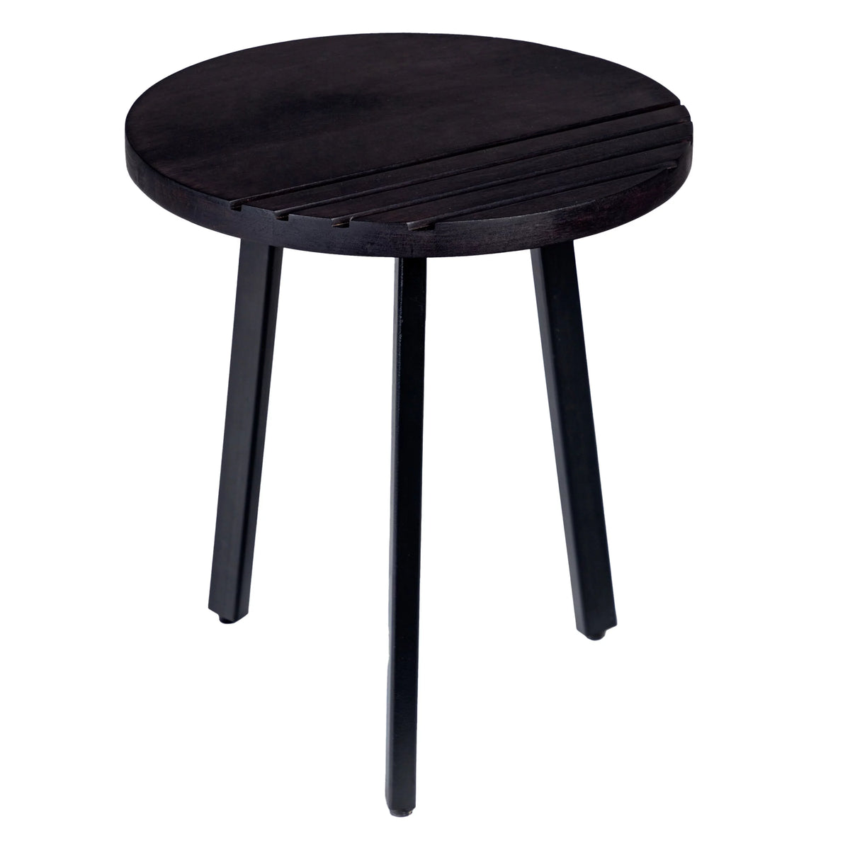 18 Inch Round Mango Wood Side End Table C551