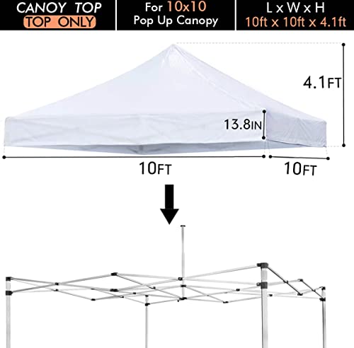 10' x 10' Replacement Canopy Top T605001