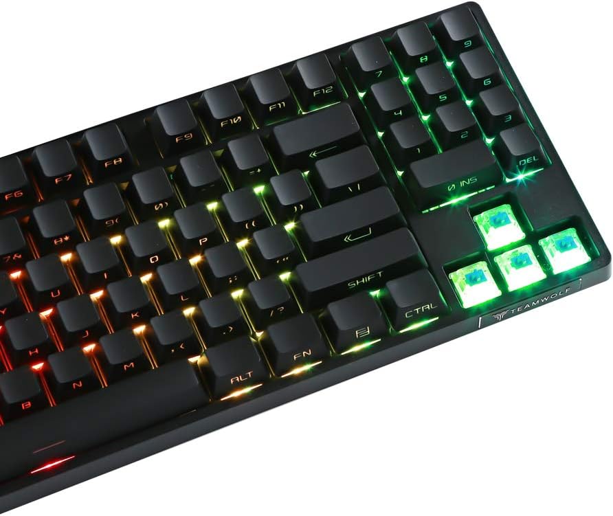 89 Keys Mechanical Gaming Keyboard with Cherry MX Blue Switch C44957
