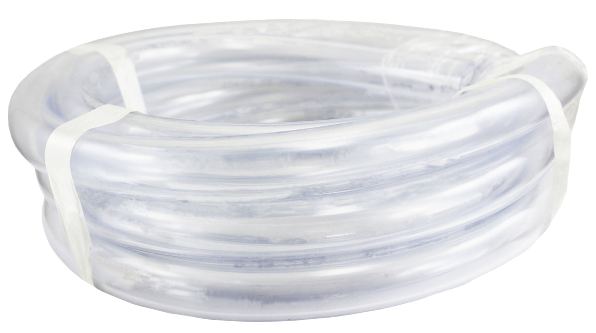 Food Grade Clear PVC Tubing, 9/16 inch ID x 328 ft B65554