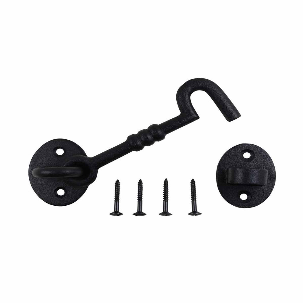 10 Cabin Hook Eye Door Latch Iron N558633