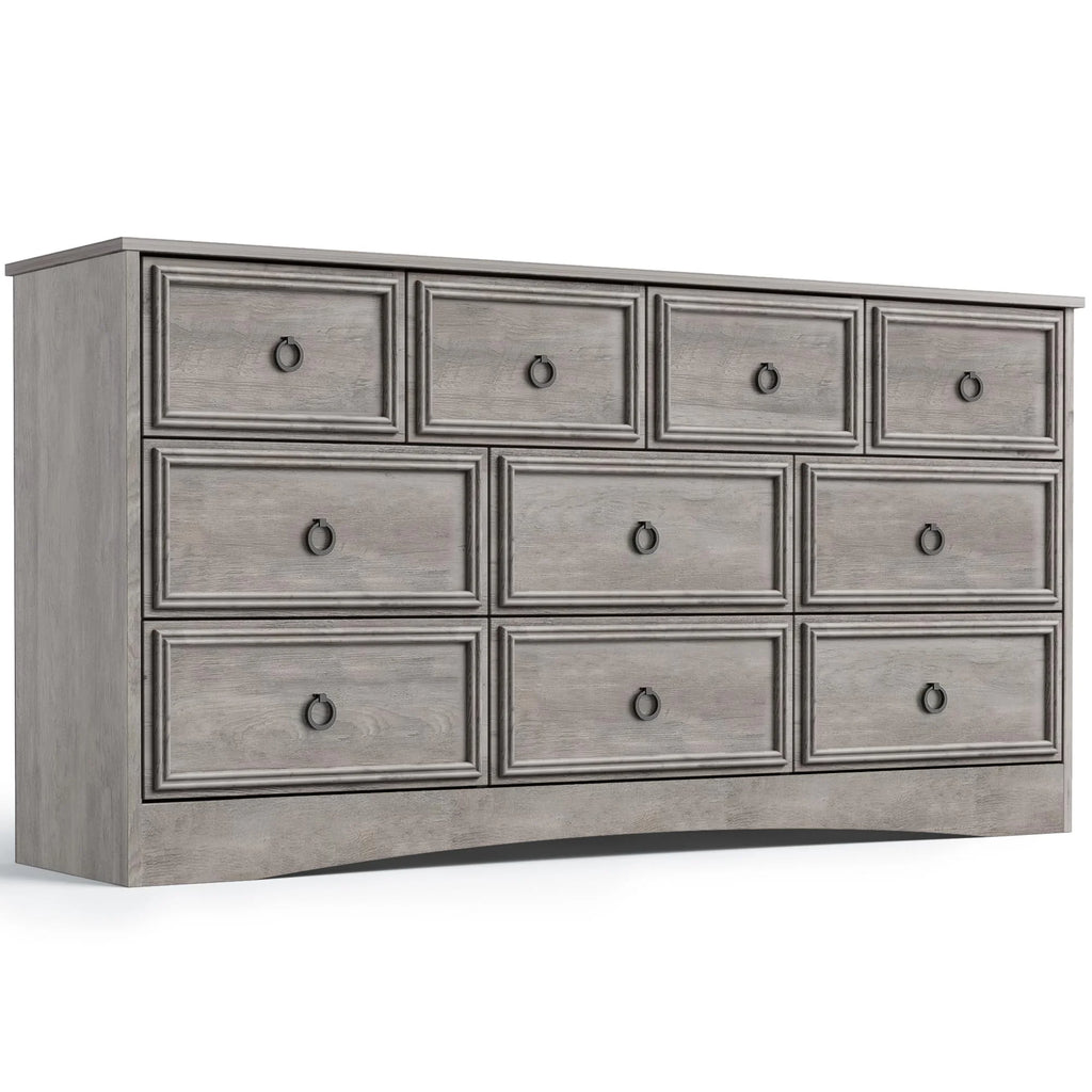 White 10 Drawer Dresser Y3298
