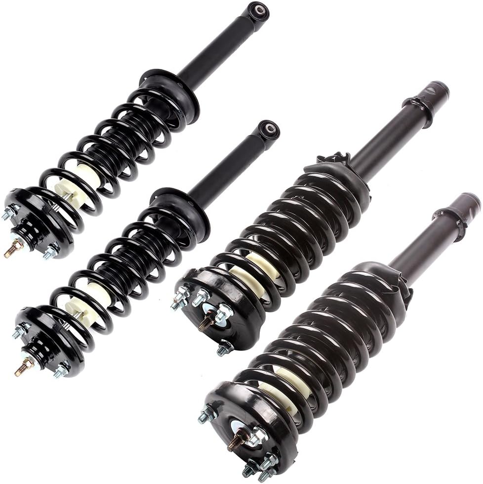 Shock Struts Complete Assembly Front and Rear Pair for Honda Accord C1250