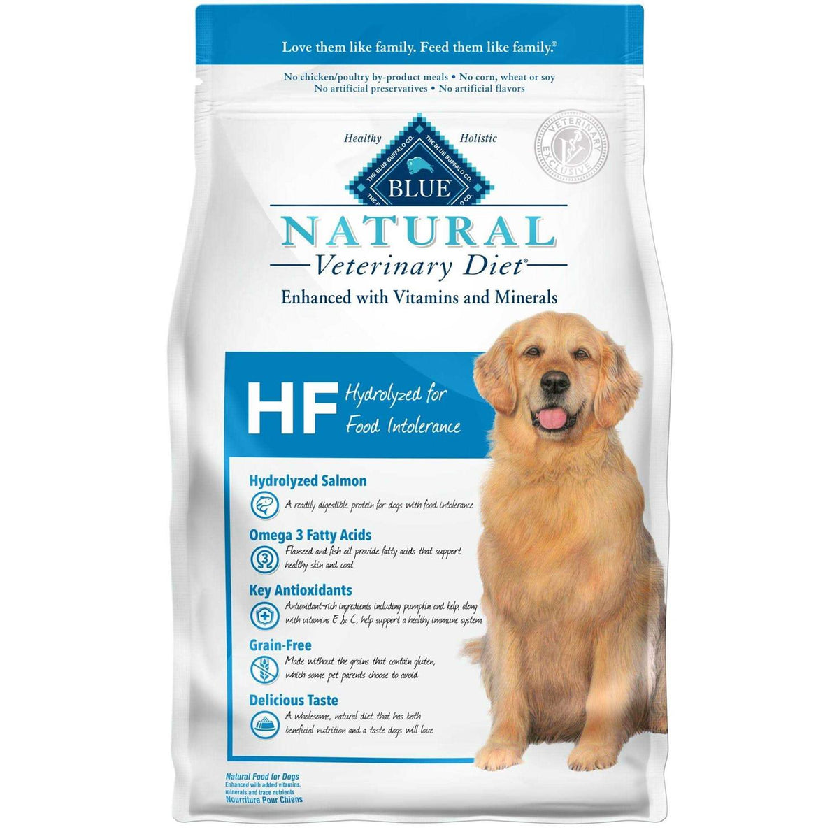 Natural Veterinary Diet HF Hydrolyzed Dry Dog Food F569373